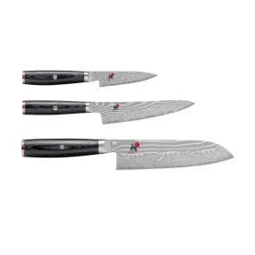 624834- MIYABI FCD 3PCE SET SANTOKU 18cms , SHOTOH 13cms ,SHOTOH 9cms