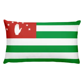 Abkhazia Flag Allover Print Rectangular Pillow