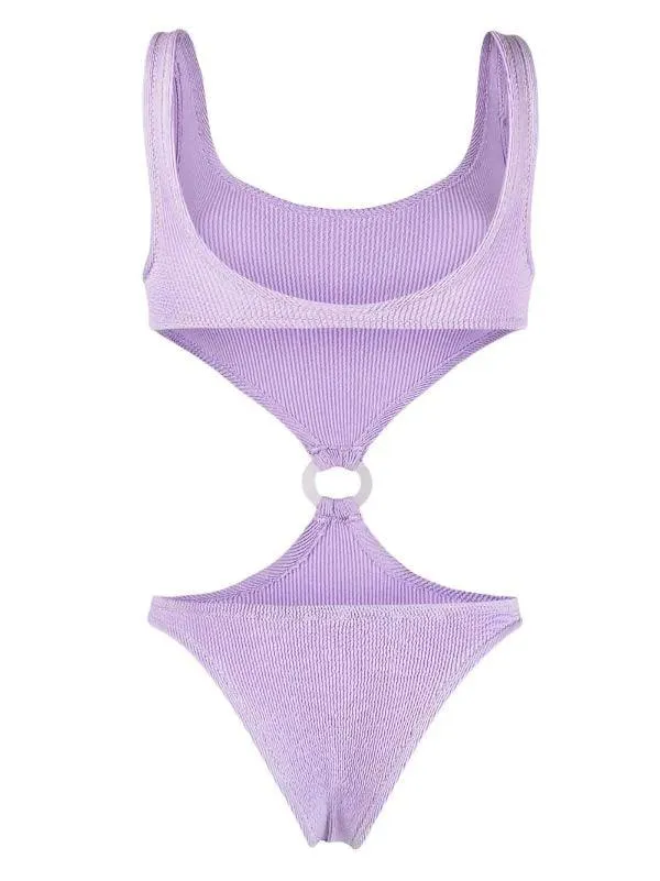 Augusta Scrunch Swimsuit in Lilac