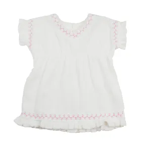 Cathy Cover-up | White Terry (4T, 5, 6, 7)