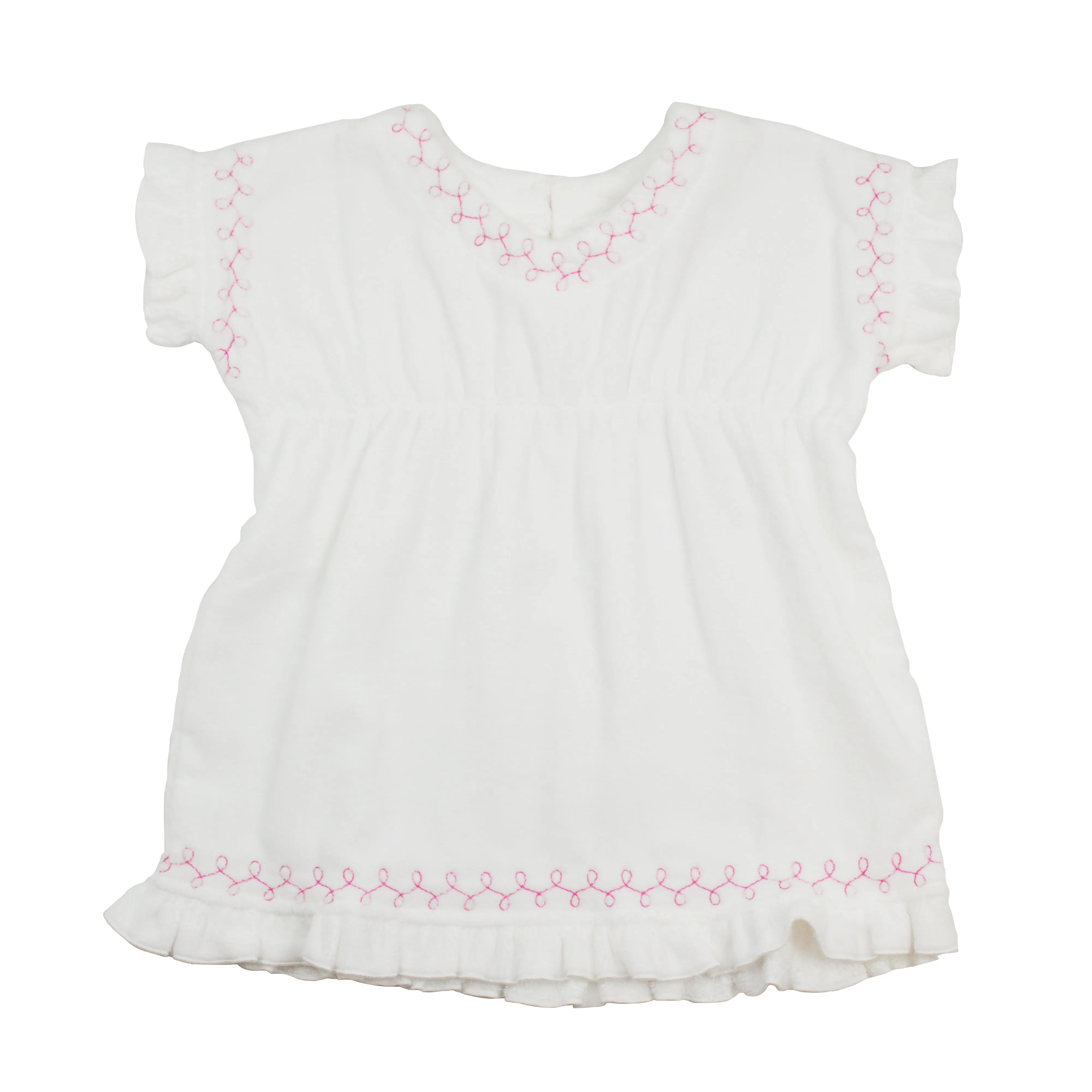 Cathy Cover-up | White Terry (4T, 5, 6, 7)