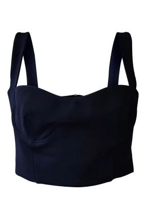 DION LEE Navy Blue Strappy Utility Bustier (UK 12)