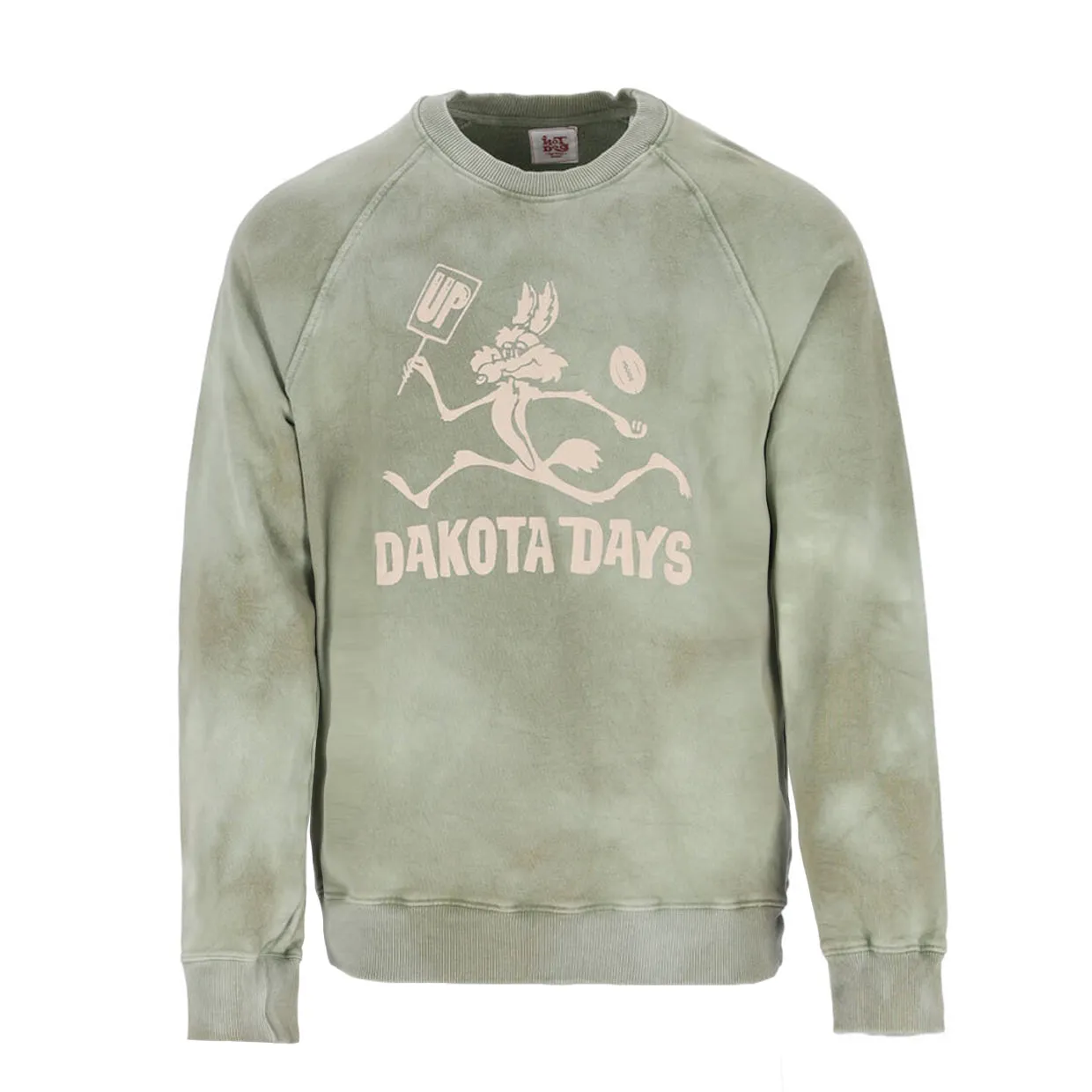 Felpa Uomo Mr. Hot Dog Dakota Days Verde Delavato