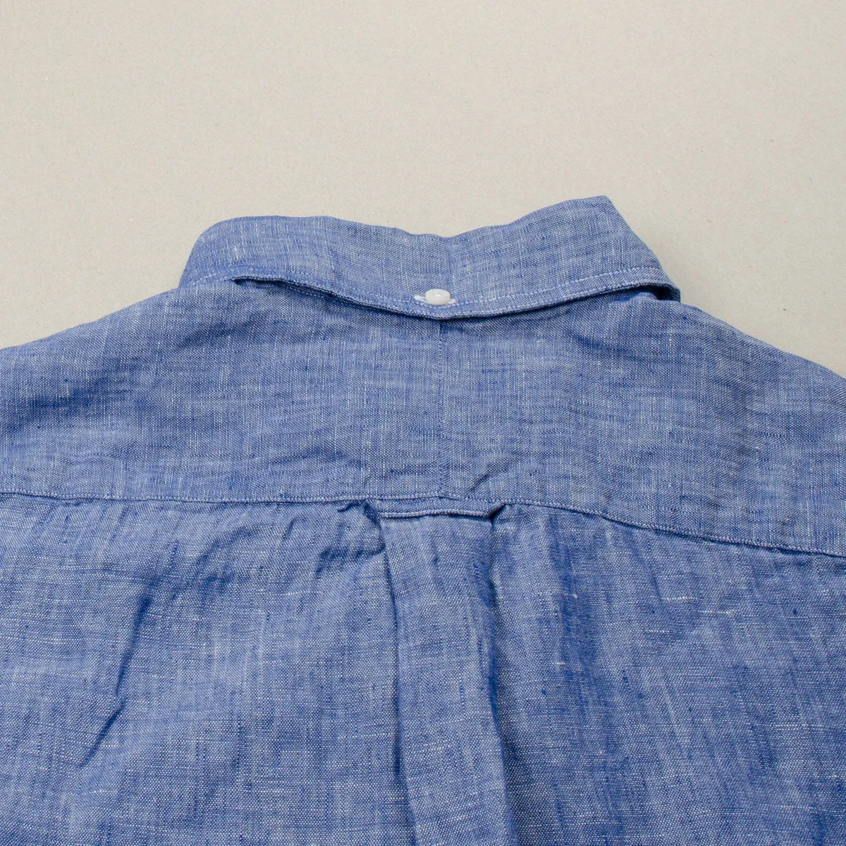 Gitman Vintage - Linen Chambray Shirt - Blue