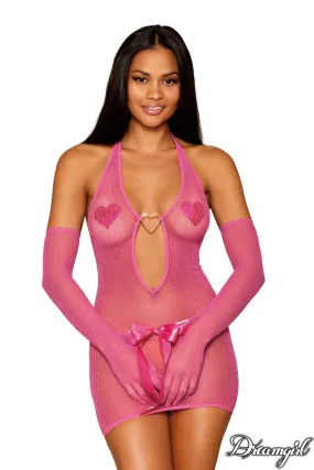 Gloved Net Chemise