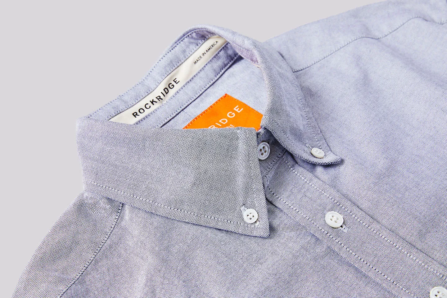 Grey Oxford Button Down Shirt