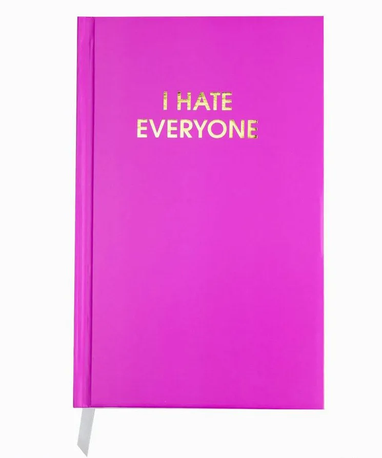 Hardcover Journal - I Hate Everyone