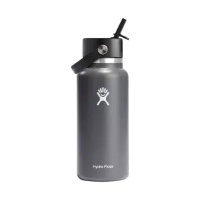 Hydro Flask 32oz Wide Mouth with Flex Straw Cap - Stone