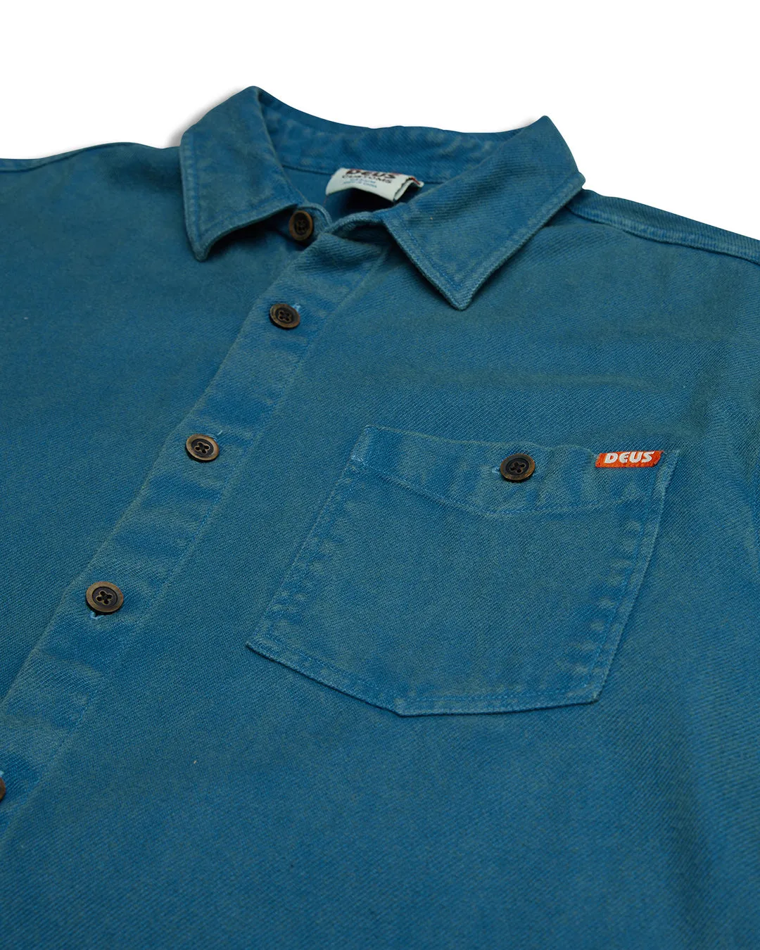 Keon Flannel Shirt - Moroccan Blue