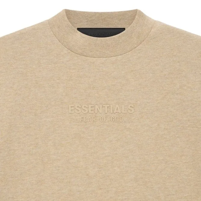 Kids Fear Of God Essentials LS Tee (Gold Heather) 785BT231023K