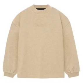 Kids Fear Of God Essentials LS Tee (Gold Heather) 785BT231023K