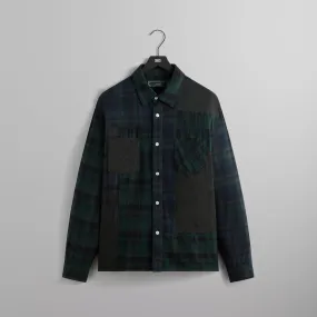 Kith Patchwork Jaydin Buttondown Shirt - Fairway