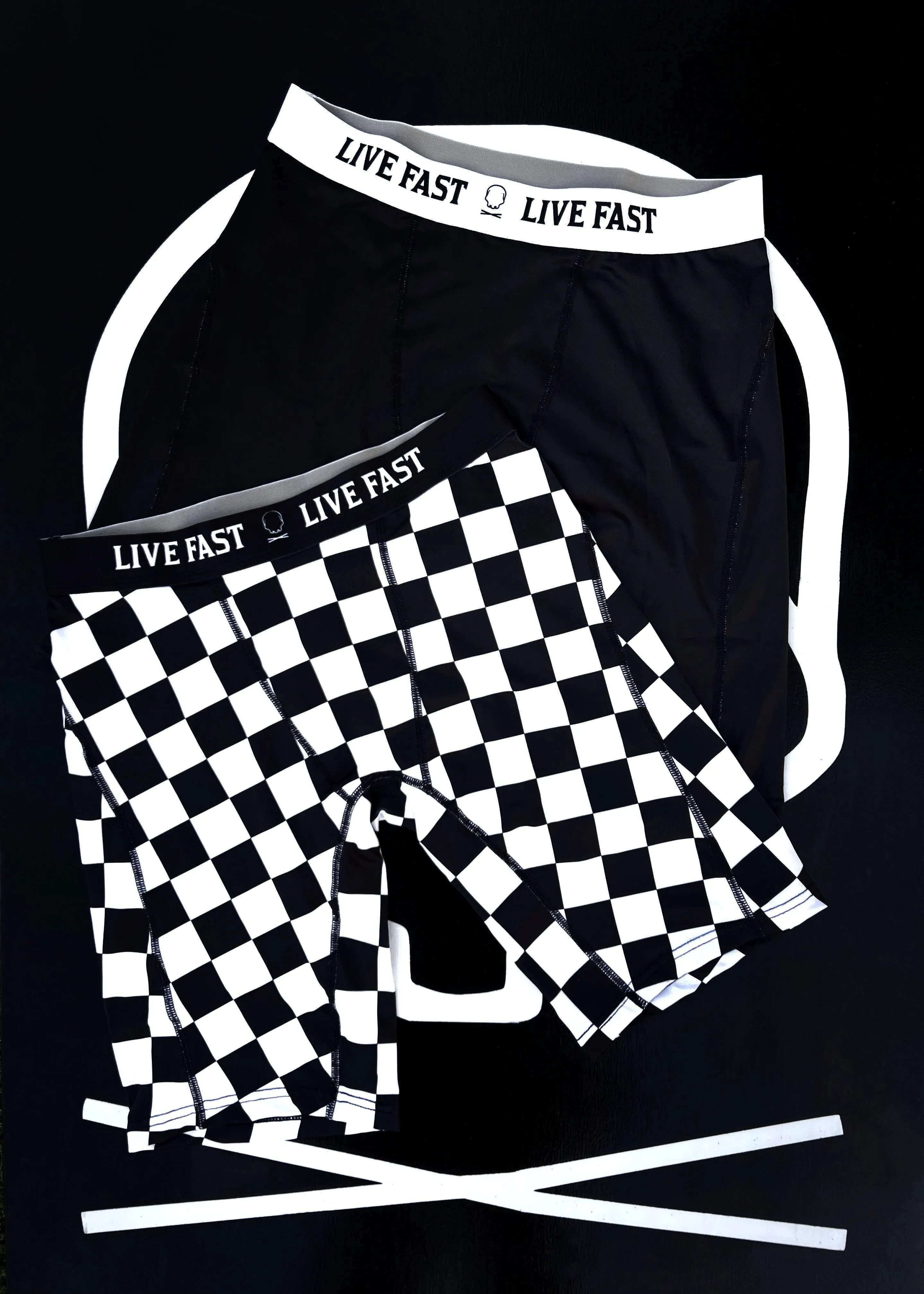 LIVE FAST BOXER BRIEF SET