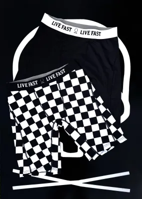 LIVE FAST BOXER BRIEF SET