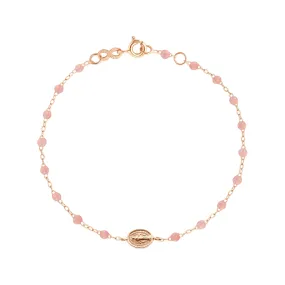 Madone Charm Classic Gigi Blush bracelet, Rose Gold, 6.7"