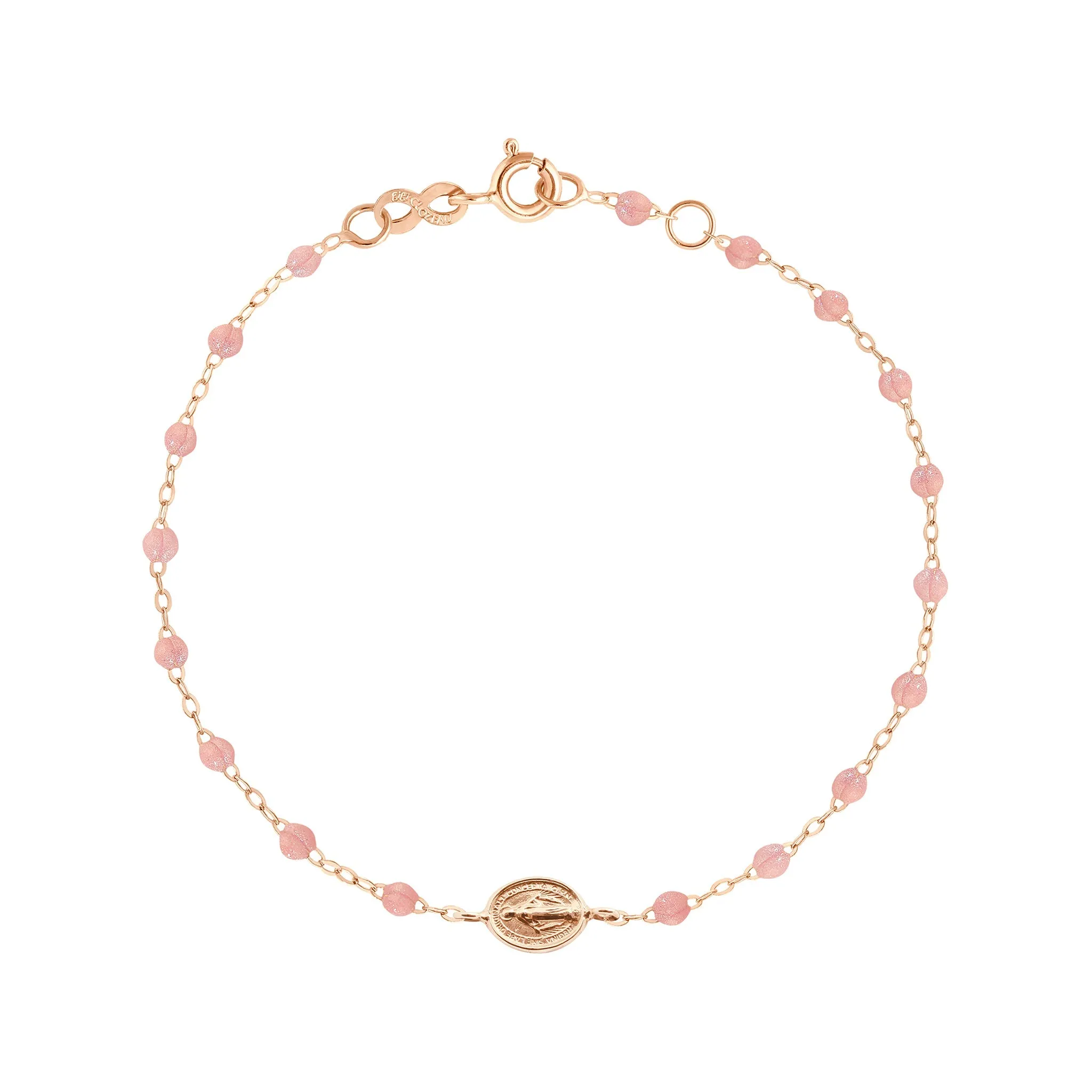 Madone Charm Classic Gigi Blush bracelet, Rose Gold, 6.7"