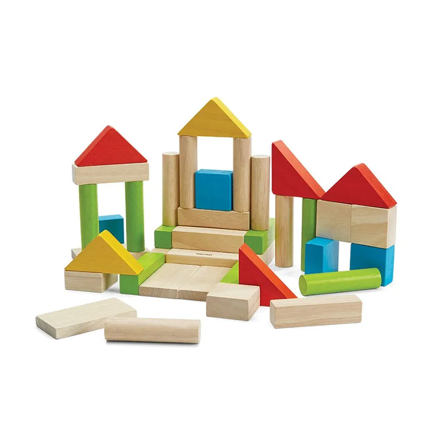 Plan Toys Colourful 40 Unit Blocks