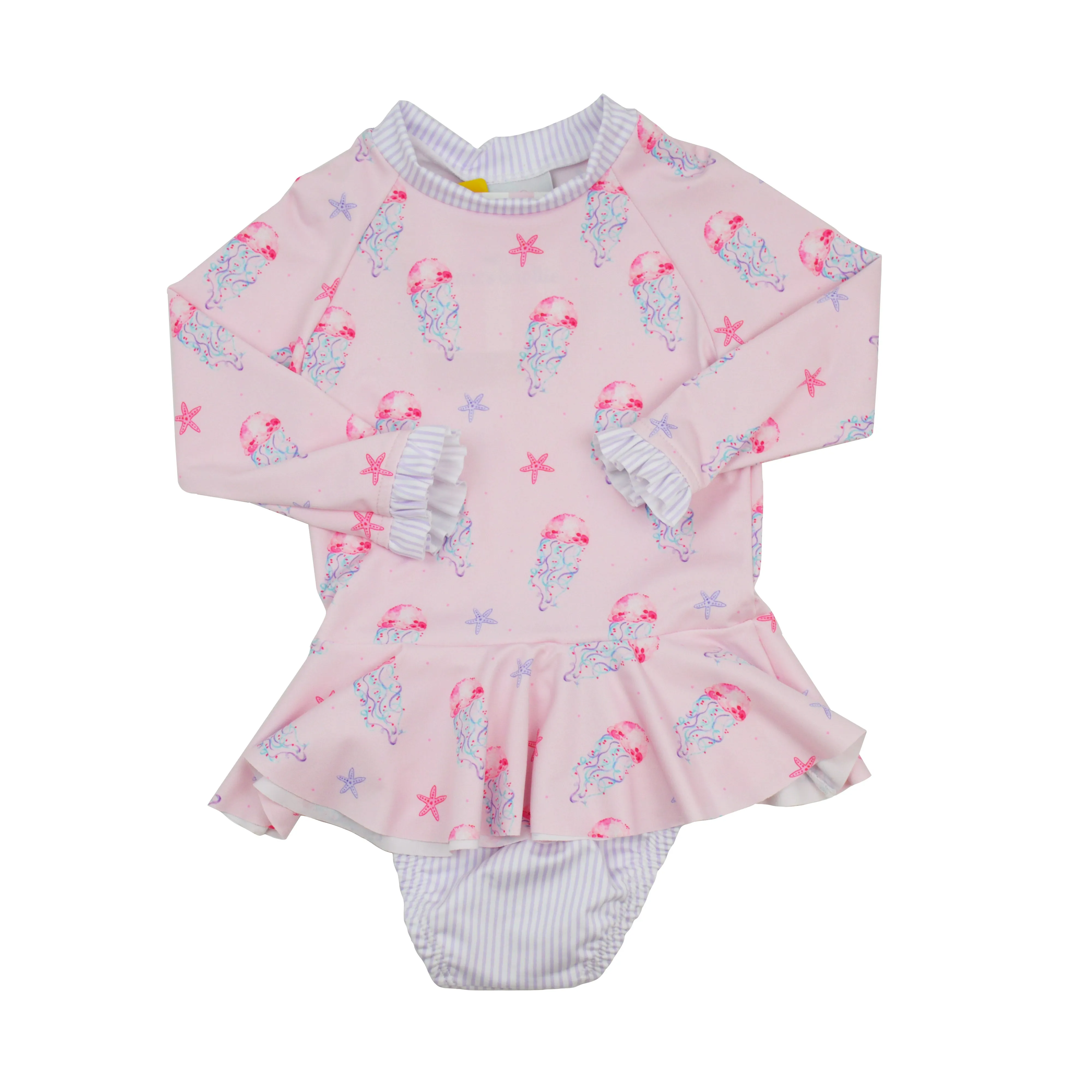 Poppy Peplum Swimsuit | Jellyfish (24M, 8)