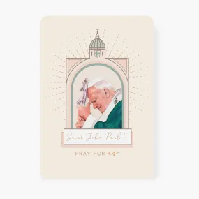 St. John Paul II Prayer Card