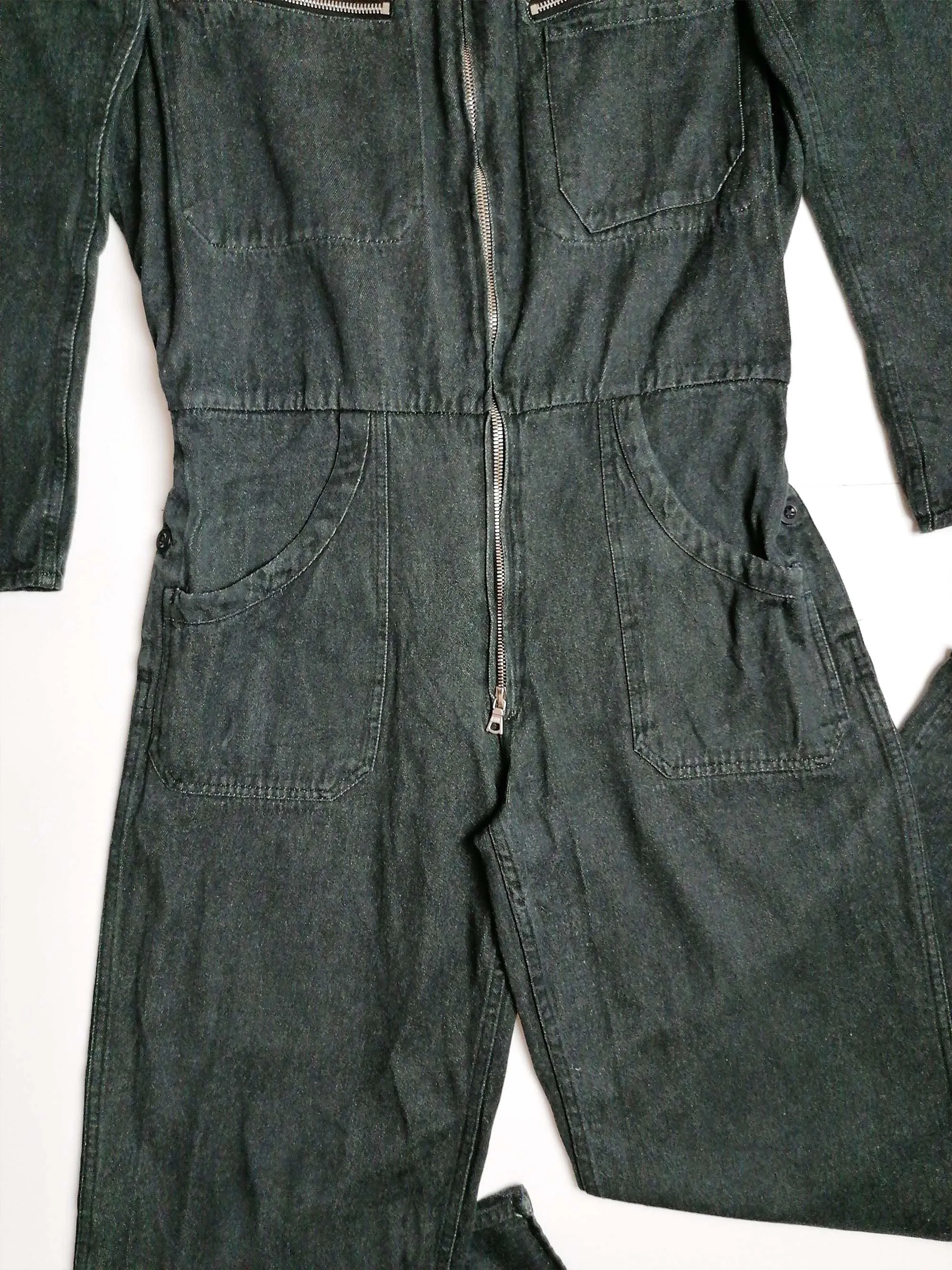 Swiss Army Pilot Mechanic Overalls Dark Grey - size L-XL