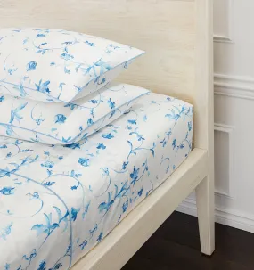 The Sheet Set - Blue Botanical