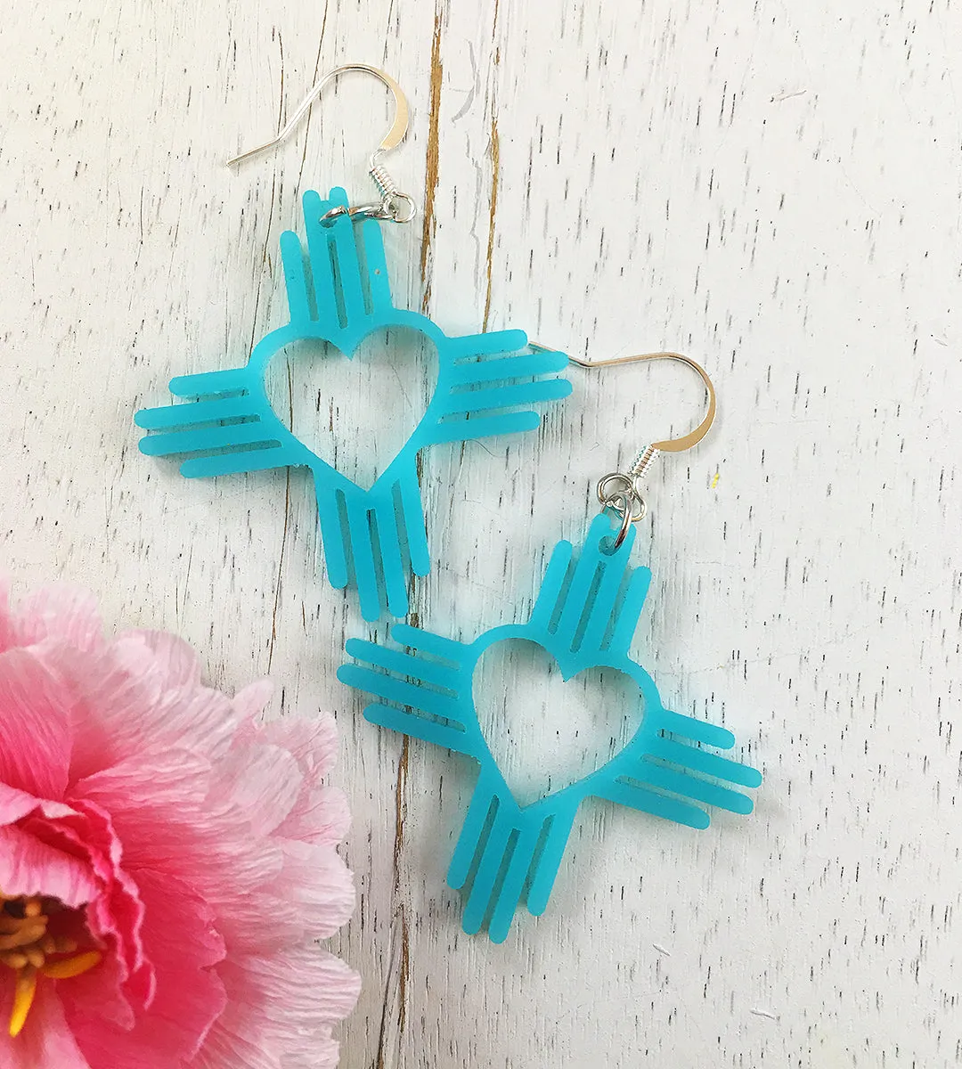 Zia Heart Earrings 1.5